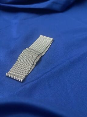Adjustable Silver Mesh Watch Band - Milanese Style